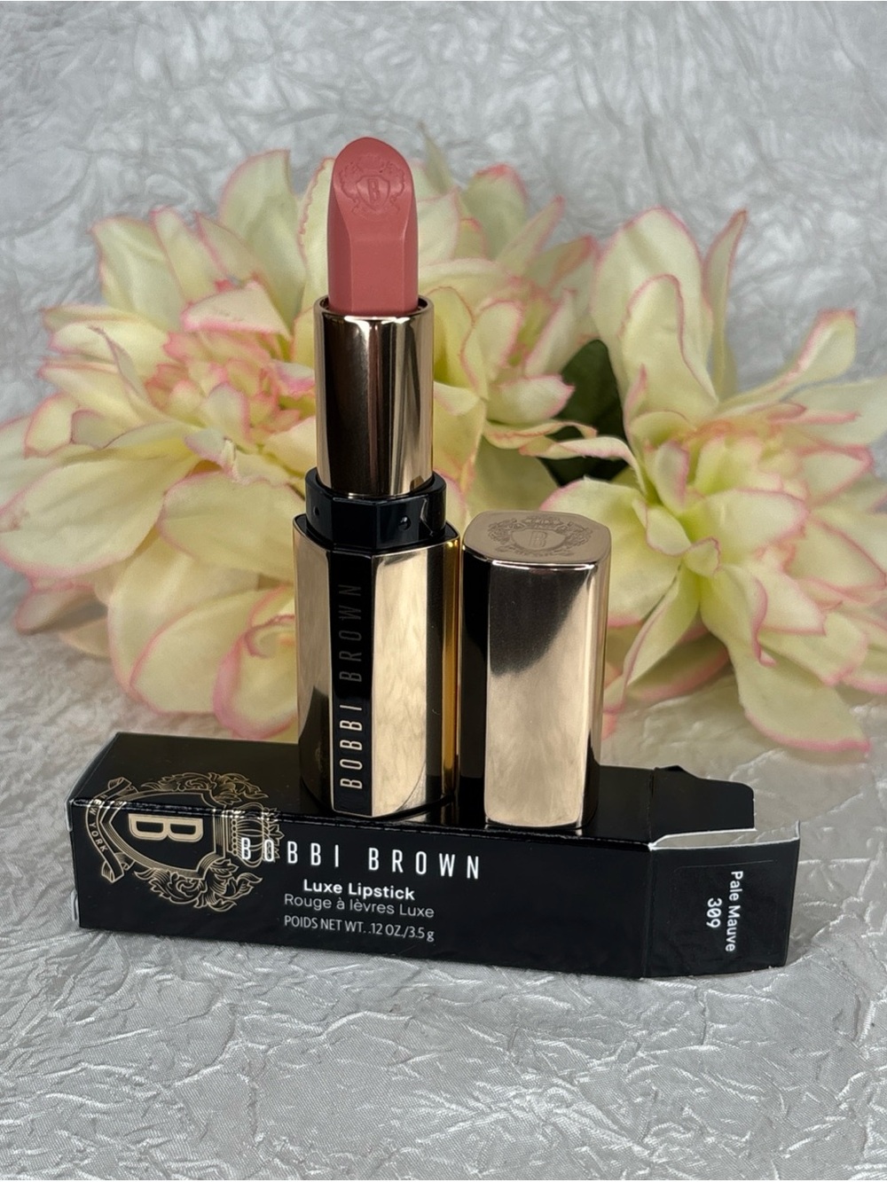 Bobbi Brown Luxe Lipstick - Pale Mauve 309 - Full Size New In Box